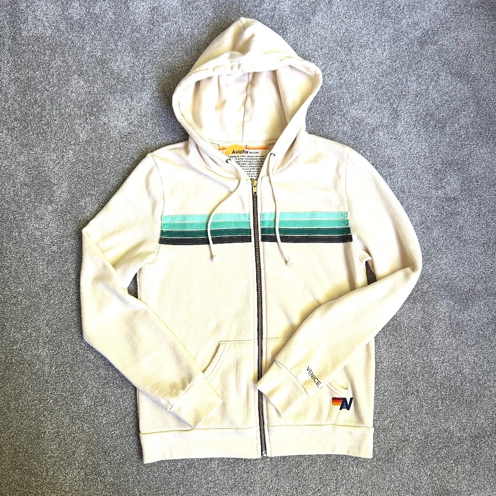 Aviator Nation 4-stripe hoodie